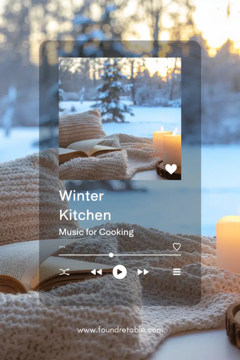 Music for cooking. A warm January kitchen playlist.